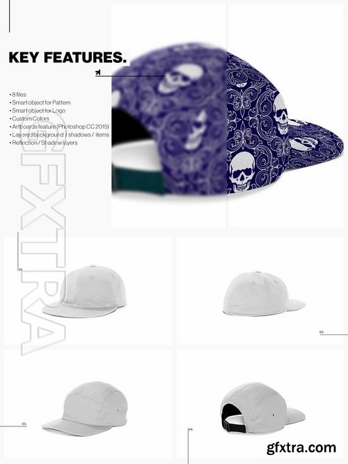 Snapback FullCap Mockup