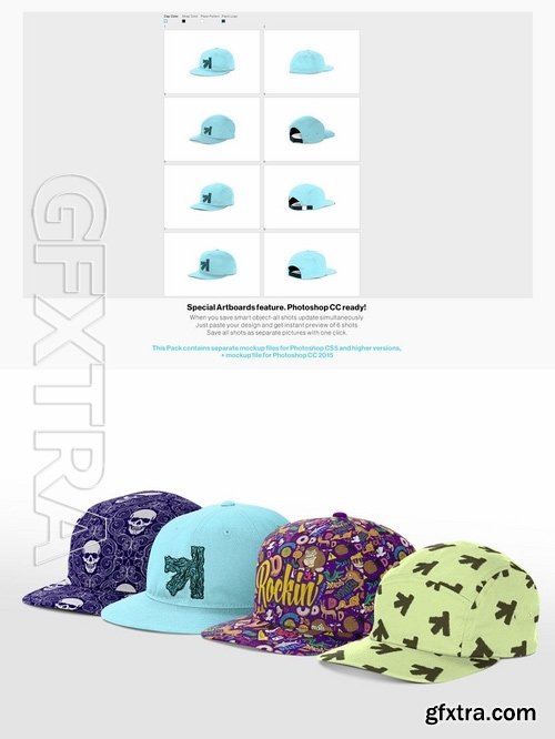 Snapback FullCap Mockup