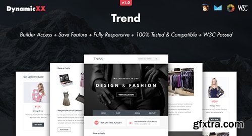 ThemeForest - Trend v1.0.1 - Responsive Email + Online Template Builder - 13430544