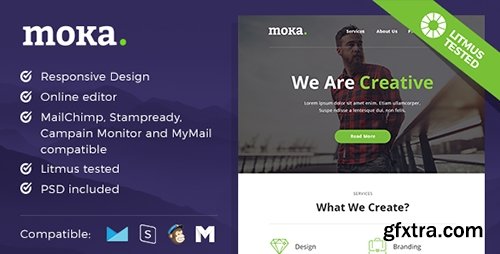 ThemeForest - Moka v1.5 - Responsive Email and Newsletter Template - 14421594