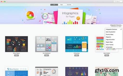 Infographics for Pages 3.0.1 (Mac OS X)