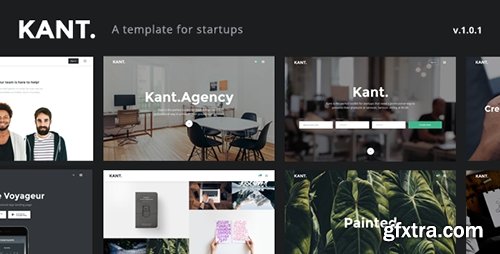 ThemeForest - Kant v1.0.1 - A Multipurpose Template For Startups And Freelancers - 16760116