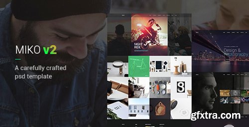 ThemeForest - Miko - PSD Template 12130659