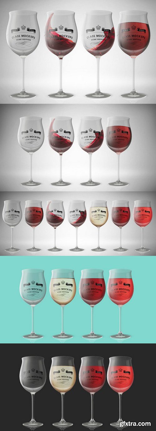 CM - Glass Mockup - Wine Glass Mockup 12 895018