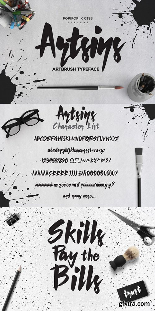 CM - Artsins Typeface 909601