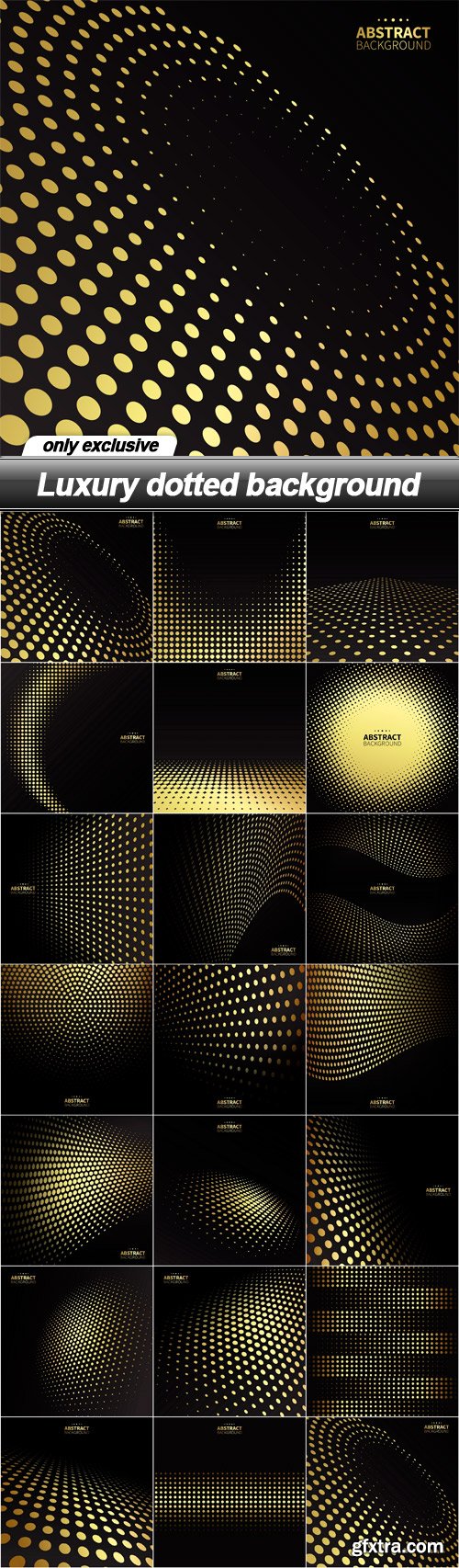 Luxury dotted background - 20 EPS