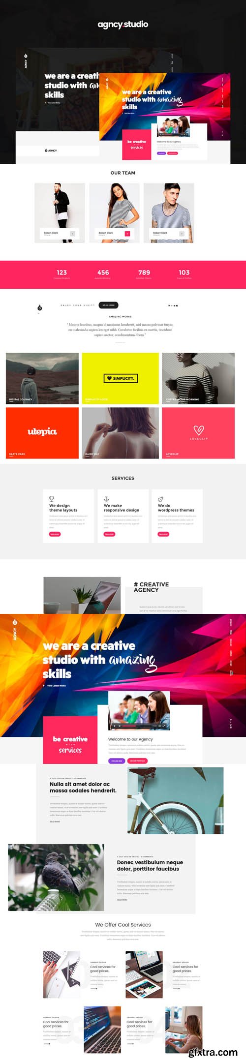 Agncy - Creative PSD Template