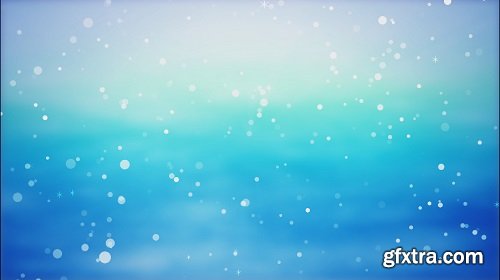 Snowflakes on a blue background