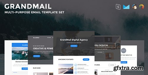 ThemeForest - GrandMail v1.0 - Responsive Email Set - 16846045