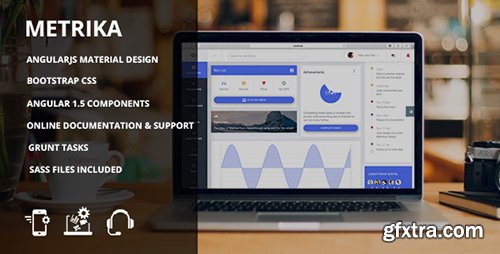 ThemeForest - Metrika - Bootstrap Material admin dashboard (Update: 13 June 16) - 16329460