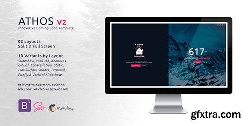 ThemeForest - ATHOS v2.0.1.1 - Innovative Coming Soon Template - 11250109