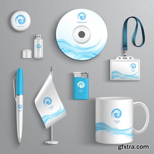 Design of corporate identity - 5 EPS