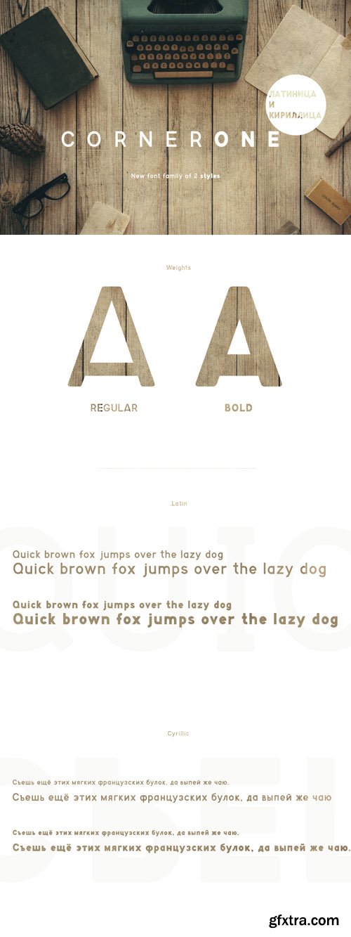 CornerOne Typeface