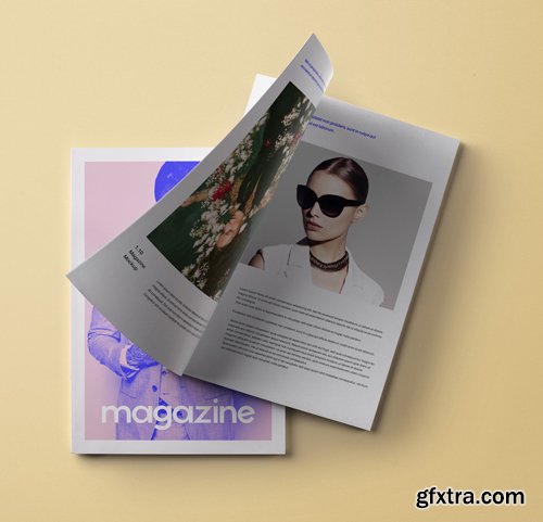 PSD Magazine Mockup Vol 11