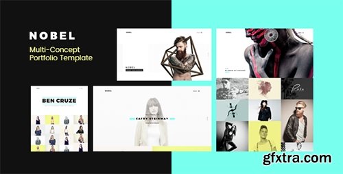 ThemeForest - NOBEL v1.0 - Minimal & Versatile Multi-Concept Portfolio / Agency Template - 14583598