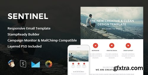 ThemeForest - Sentinel v1.2 - Responsive Email + StampReady Builder - 11544675