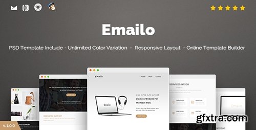 ThemeForest - Emailo v1.0 - Responsive Email and Newsletter Template - 15996969