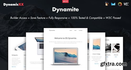 ThemeForest - Dynamite v1.1.1 - Responsive Email + Online Builder - 13465503