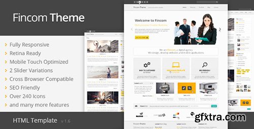 ThemeForest - Fincom v1.6 - Responsive HTML Template - 3680337