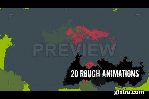 20 Rough Animations Stock Motion Graphics