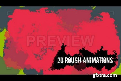 20 Rough Animations Stock Motion Graphics