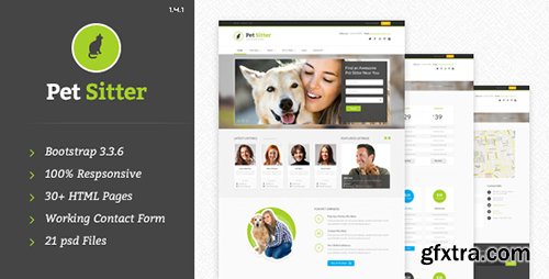 ThemeForest - PetSitter v1.4.1 - Responsive HTML5/CSS3 Template - 7424737