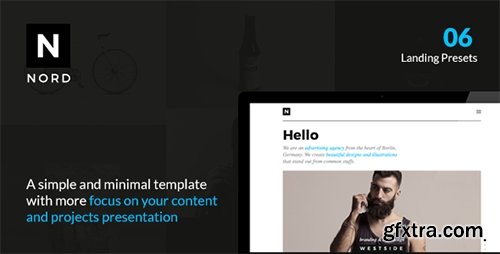 ThemeForest - NORD - Responsive Creative Template with Focus on Content & Portfolio Presentation (Update: 25 May 16) - 15511916