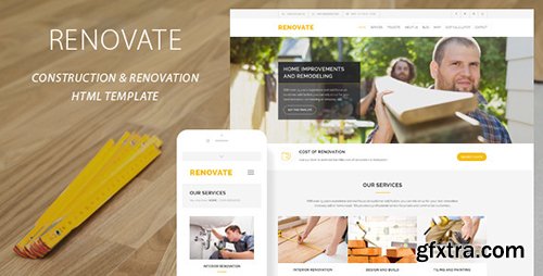 ThemeForest - Renovate v2.2.1 - Construction Renovation Template - 11313006