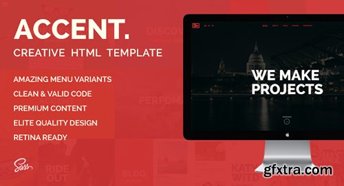 ThemeForest - Accent v1.0 - Creative Responsive OnePage Template - 13025711