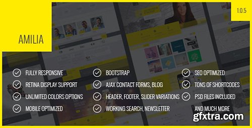 ThemeForest - Amilia v1.0.5 - Responsive Multi-Purpose Template - 10067059