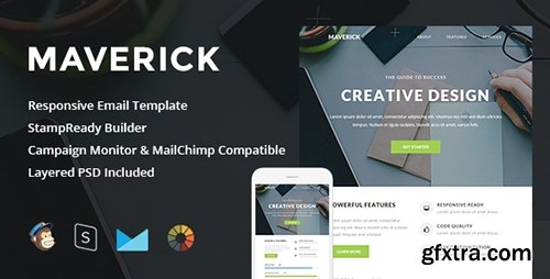 ThemeForest - Maverick v1.1 - Responsive Email + StampReady Builder - 12191298