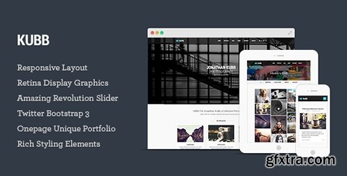 ThemeForest - Kubb v1.0.1 - Photography & Magazine HTML5 Template - 8132343