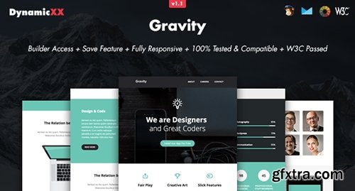 ThemeForest - Gravity v1.1.1 - Responsive Email + Online Builder - 13723648