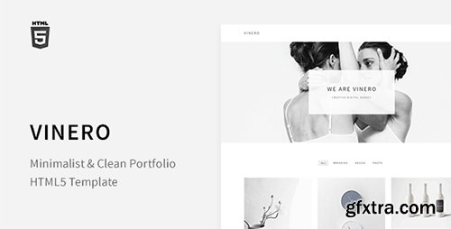 ThemeForest - Vinero v1.4 - Very Clean and Minimal Portfolio Template - 16297788