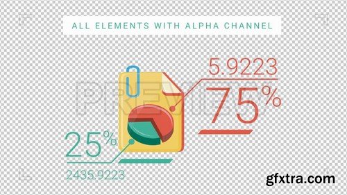 30 Abstract Infographic Elements - Stock Motion Graphics