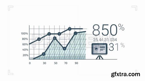 30 Abstract Infographic Elements - Stock Motion Graphics