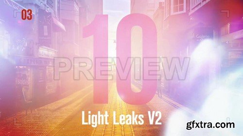 10 Light Leaks V2 - Stock Motion Graphics