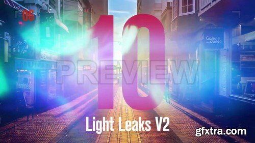 10 Light Leaks V2 - Stock Motion Graphics