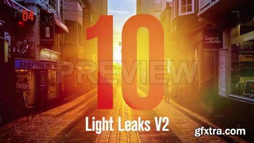 10 Light Leaks V2 - Stock Motion Graphics