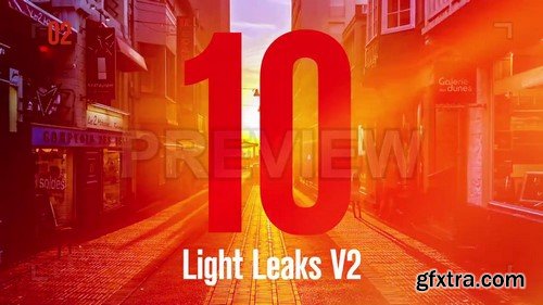 10 Light Leaks V2 - Stock Motion Graphics