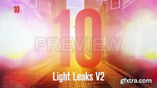 10 Light Leaks V2 - Stock Motion Graphics