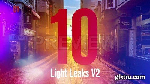 10 Light Leaks V2 - Stock Motion Graphics