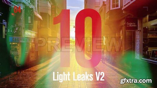 10 Light Leaks V2 - Stock Motion Graphics