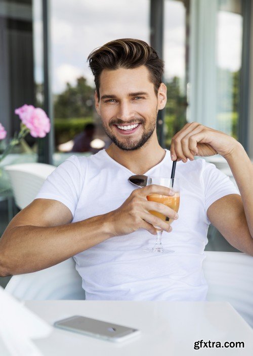 Portrait of smiling beautiful couple