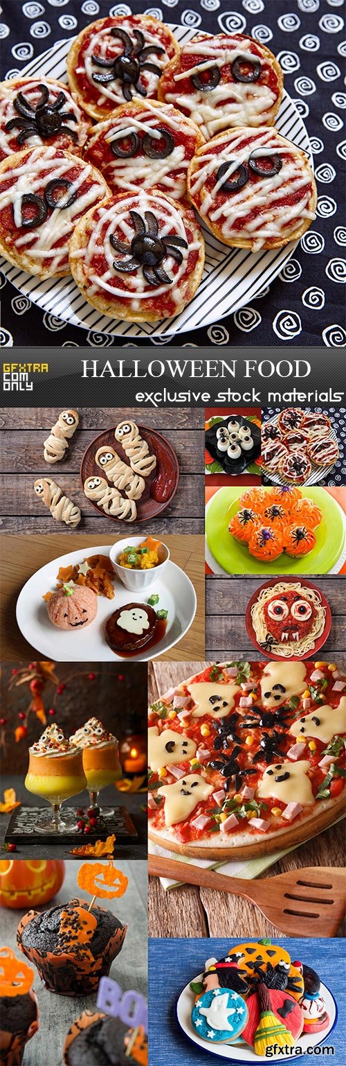 Halloween food, 10 x UHQ JPEG