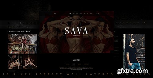 ThemeForest - Sava — Dance school | Dance club PSD Template 17704783