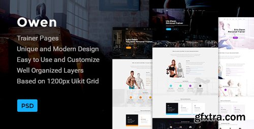 ThemeForest - Owen — Personal Trainer Landing page PSD Template 17377445