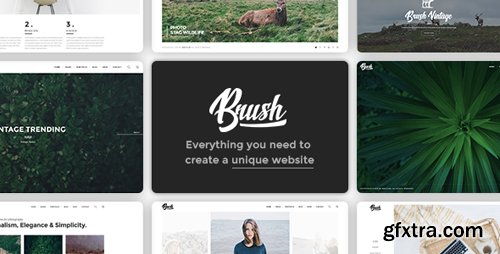 ThemeForest - Brush - Photography PSD Template 15627554