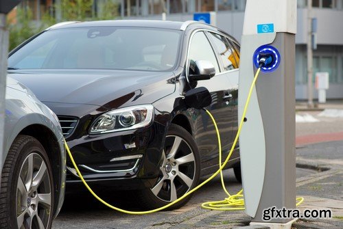 Electric Vehicle Charging Images - 10 UHQ JPEG