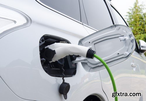 Electric Vehicle Charging Images - 10 UHQ JPEG